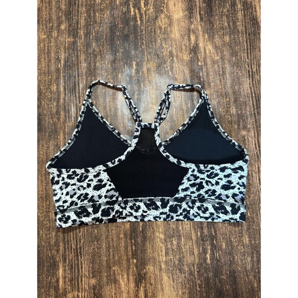 Zyia Snow Leopard Sports Bra size MEDIUM - Picture 2 of 3